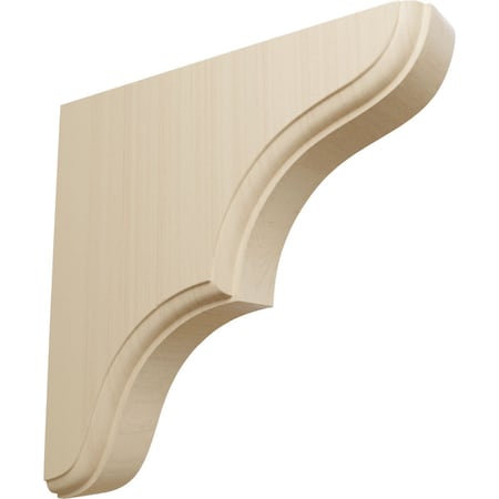 1 3/4W X 7 1/2D X 7 1/2H Stratford Wood Bracket, Rubberwood